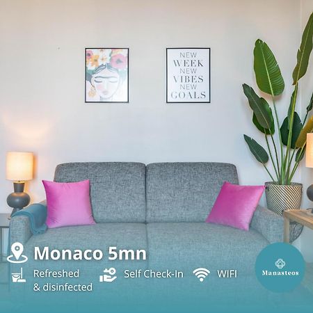 Apartament Frontiere De Monaco - Balconnet Vue Mer - Ba Beausoleil Zewnętrze zdjęcie